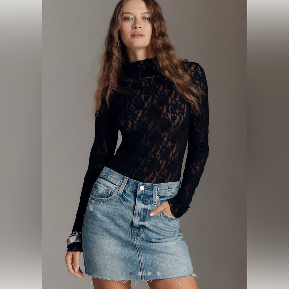 NWT PISTOLA SKY DENIM SKIRT